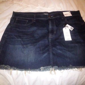 NWt plus size jeanmini skirt